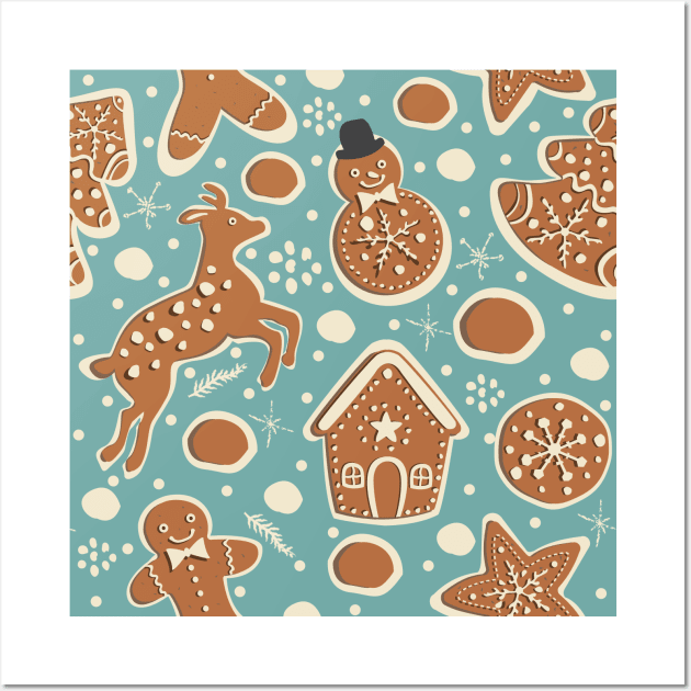 Gingerbread Wall Art by Kristina Stellar Scandinavian Land